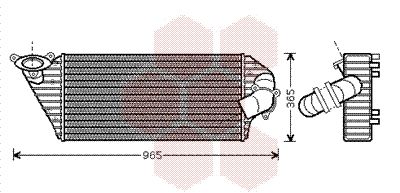 VAN WEZEL Интеркулер 43004298